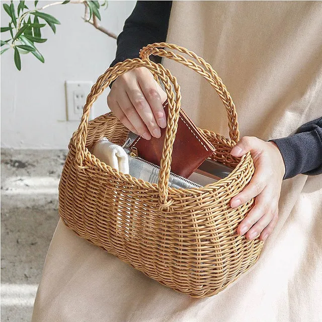 ⚓︎お出かけにもインテリアにもオススメなカゴバッグ届きました...