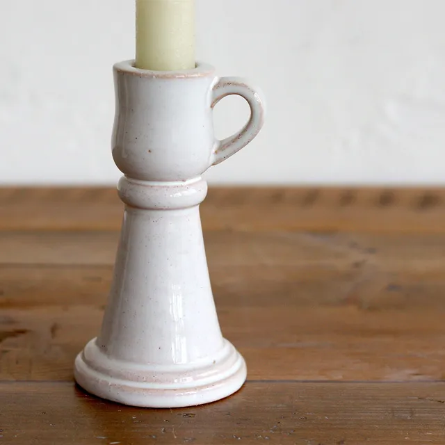 ⚓︎クラシカルな雰囲気のある 磁器スタンドとLEDキャンドル...