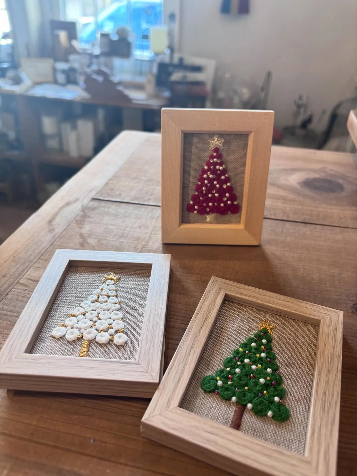 ⚓︎刺繍ツリー🎄