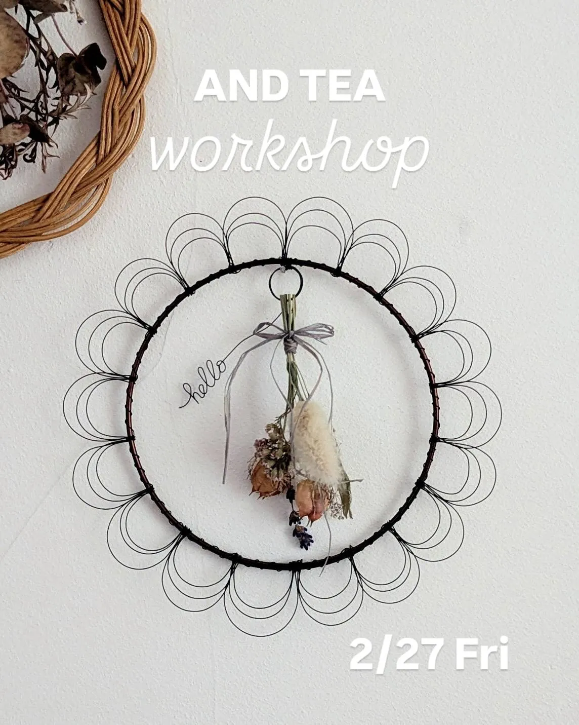 ⚓︎ワイヤークラフトワークショップあと１名様募集します！