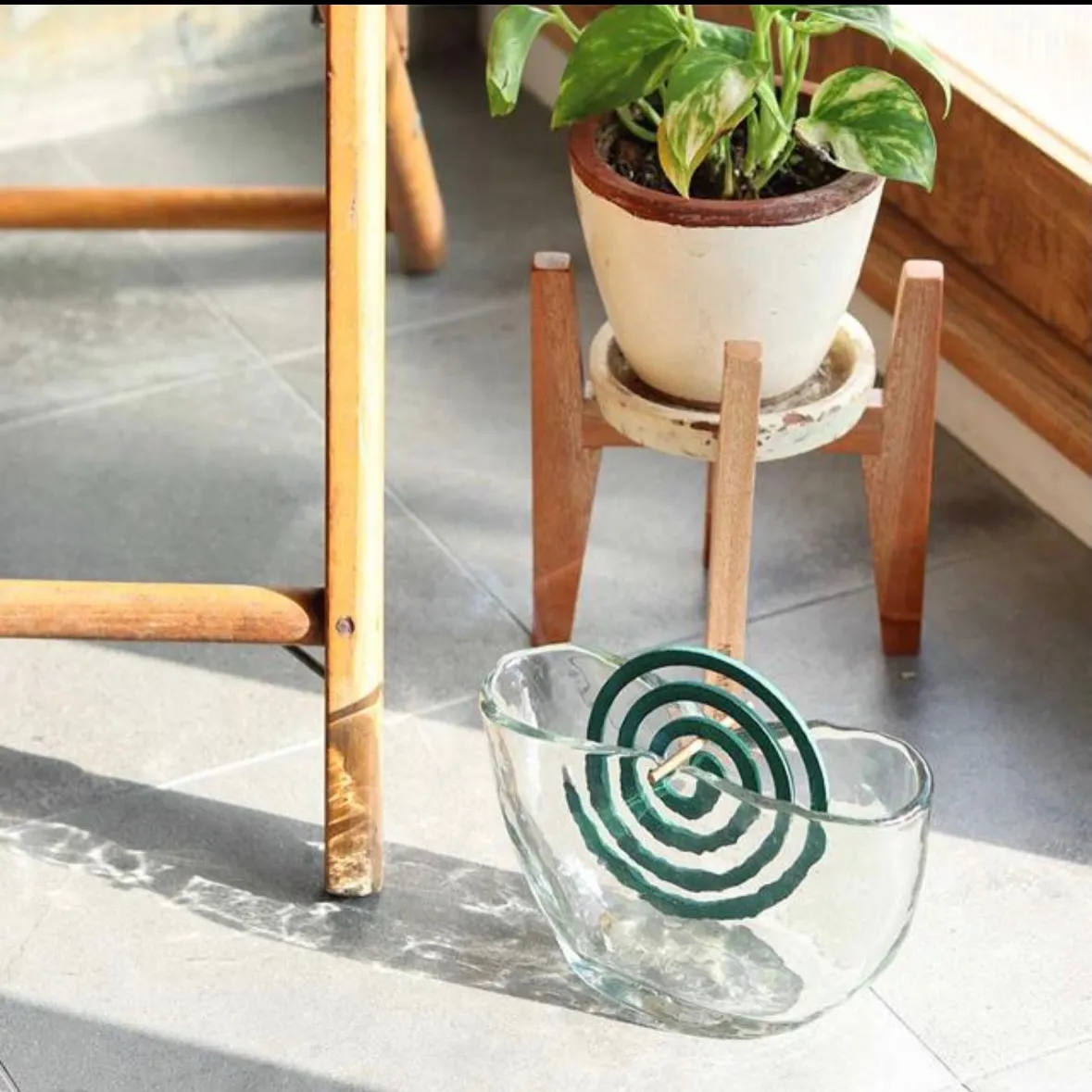 ⚓︎ハンドメイドの蚊取り線香ホルダーが