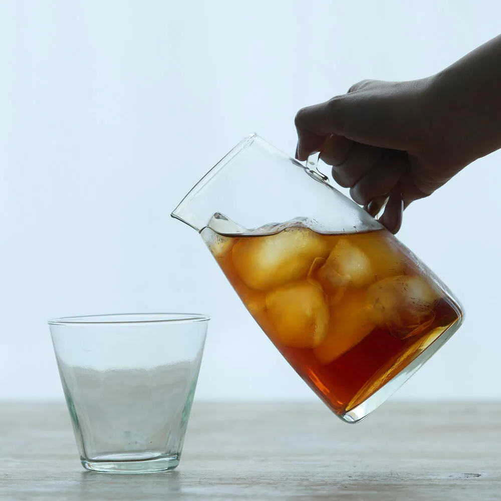 飲み口がワイドで氷が入れやすいグラス「TEA」が届きました