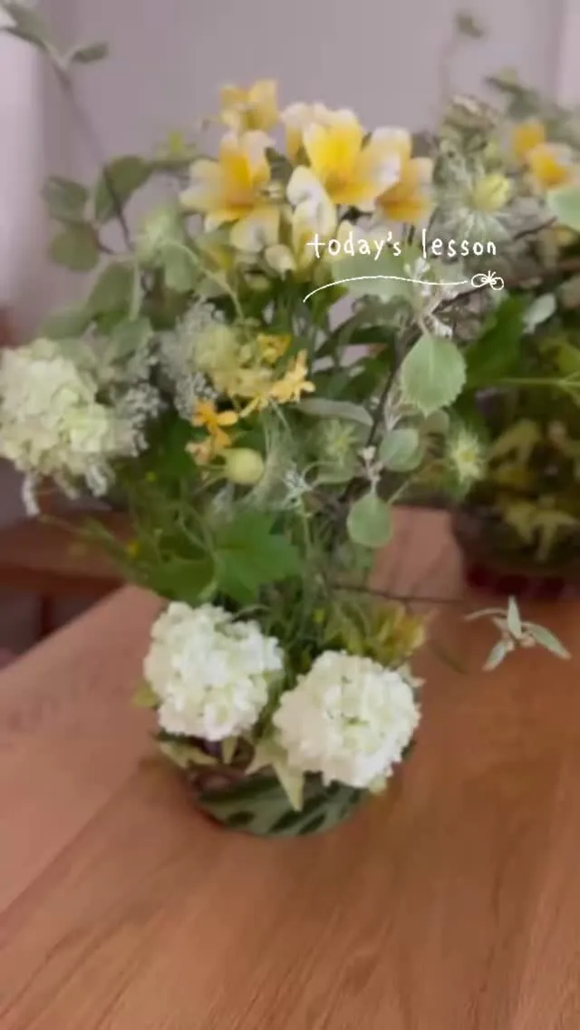 ⚓︎フレッシュフラワーワークショップ