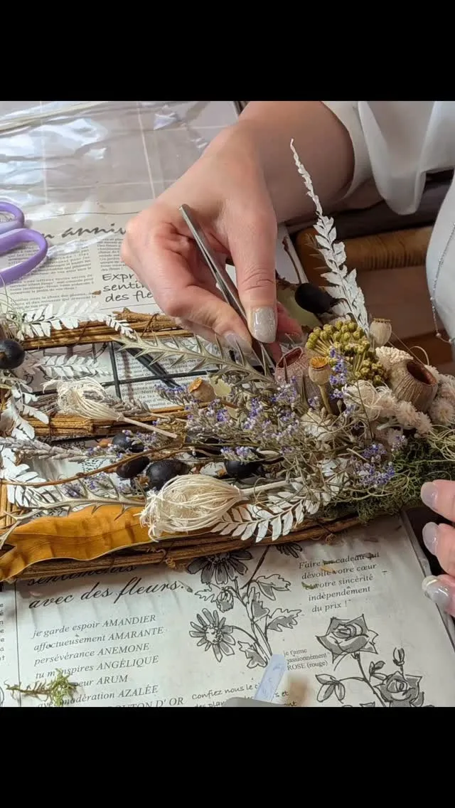 ⚓︎ドライフラワーレッスン
