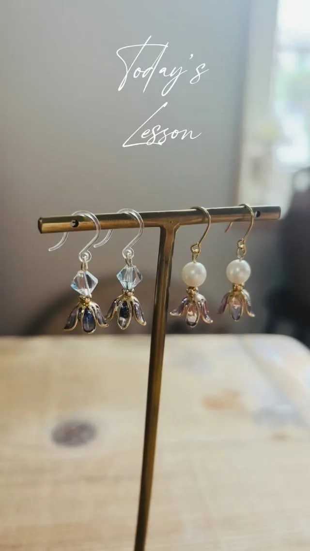 ⚓︎フラワーデップアートアクセサリー出来上がりました